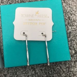 Stitch Fix Ham Bar Drop Earrings (NWT)